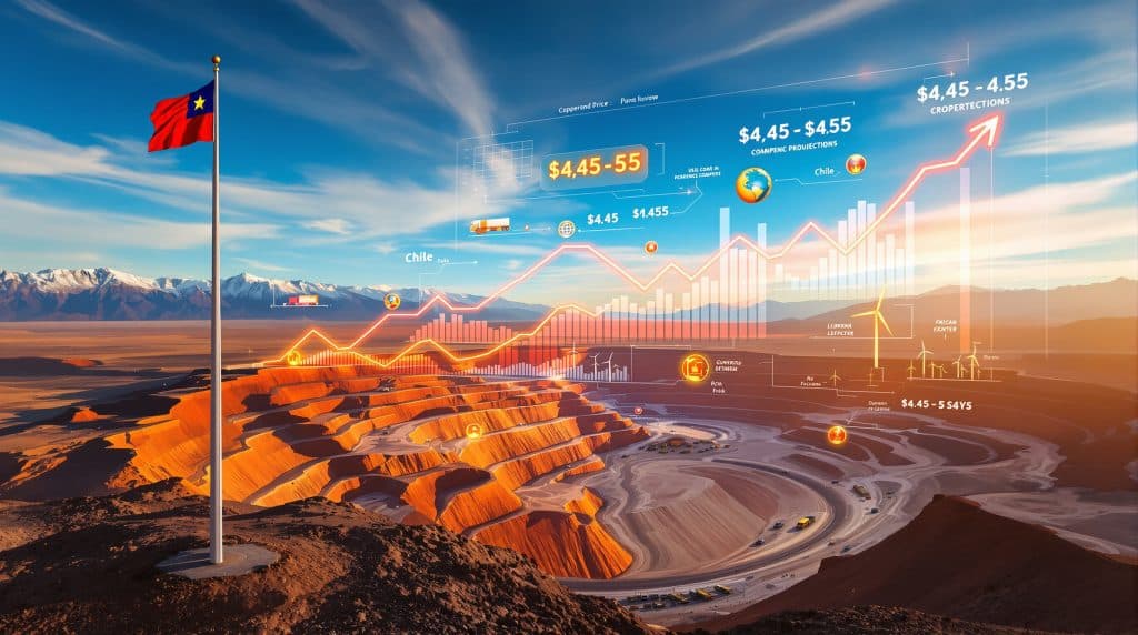 Cochilco 2025–2026 üçün mis qiyməti proqnozunu artırdı