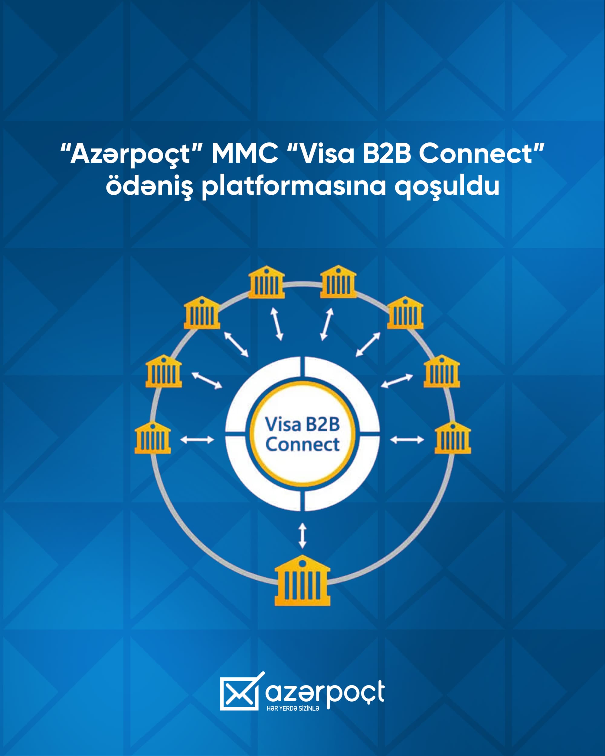 “Azərpoçt” MMC “Visa B2B Connect” ödəniş platformasına qoşulub