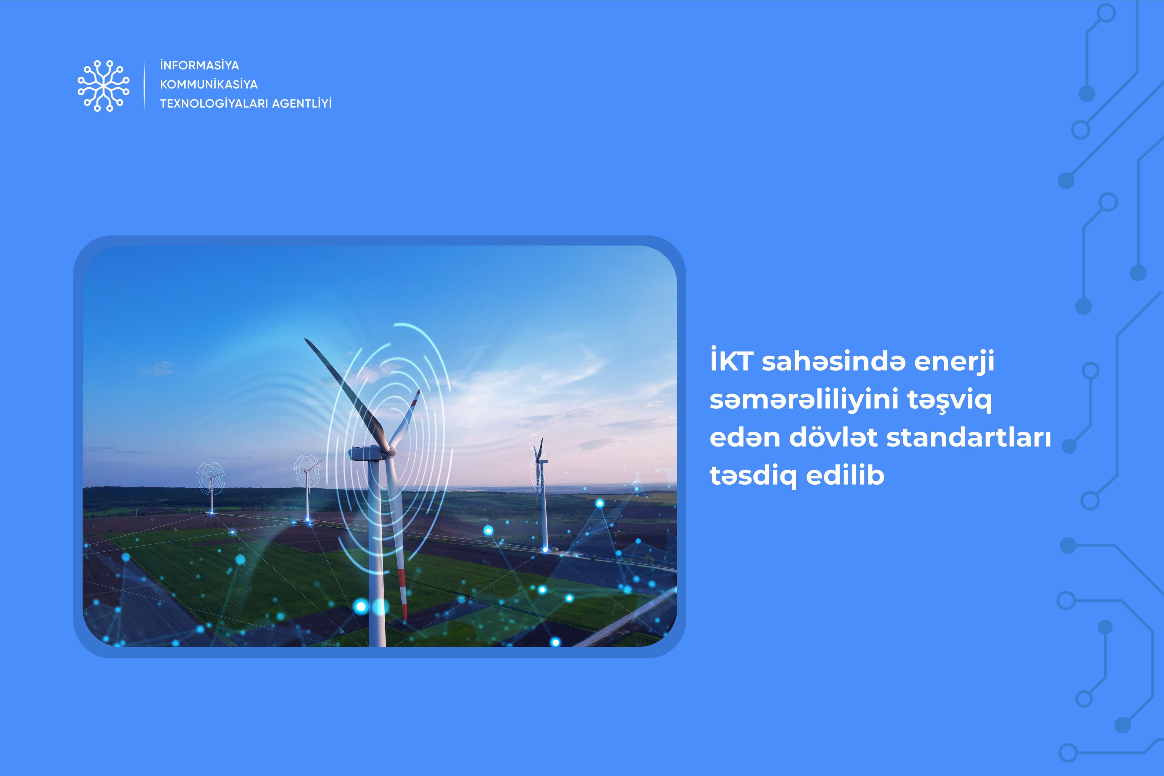 İKT sahəsində enerji səmərəliliyini təşviq edən dövlət standartları təsdiq edilib