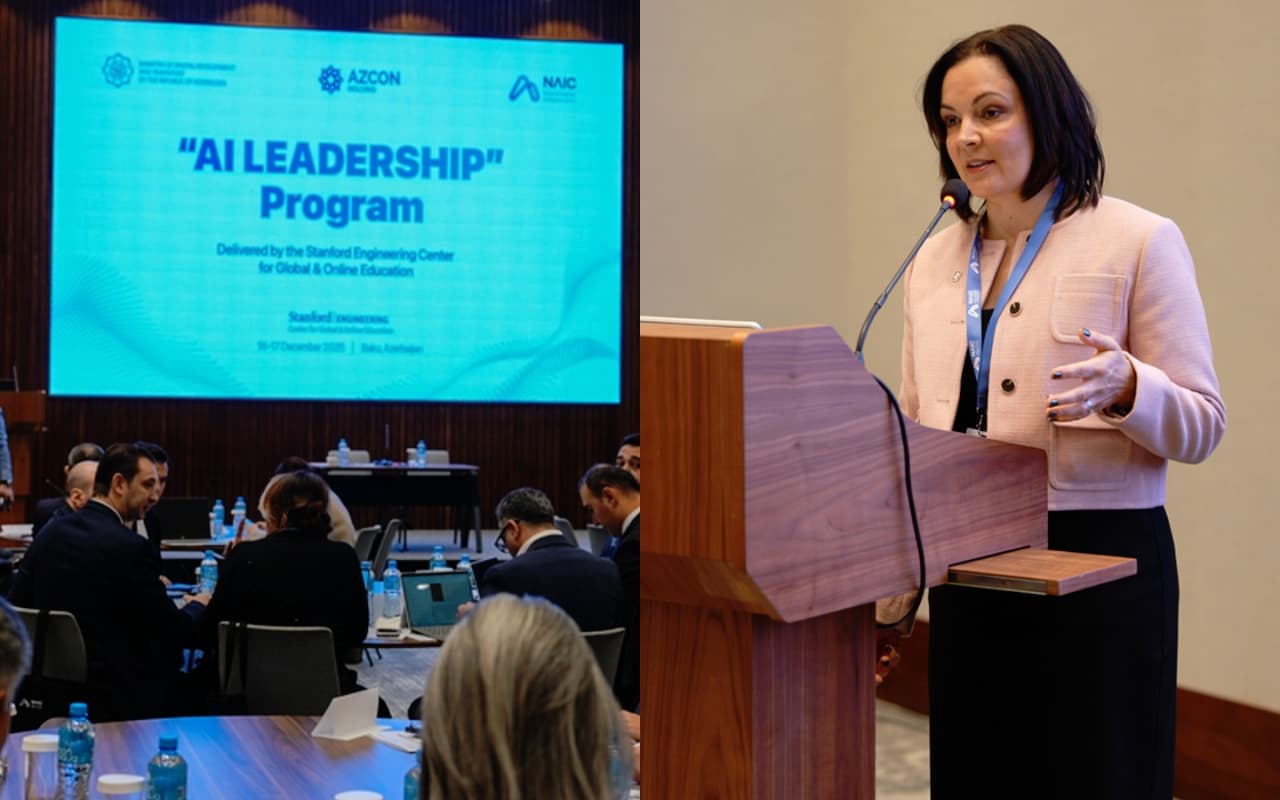 Bakıda dövlət rəhbərləri üçün “AI Leadership” təlimi keçirilib