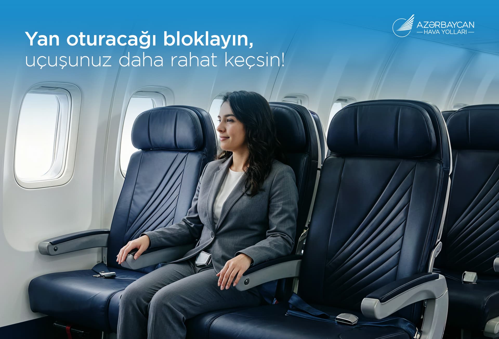AZAL səyahət rahatlığını artırır: sərnişinlər artıq yan oturacağı əvvəlcədən bloklaya bilərlər