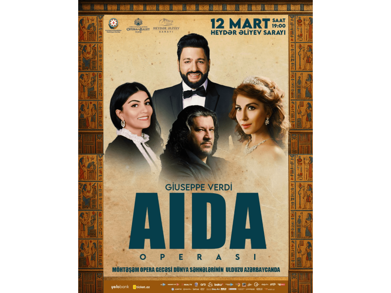 Azərbaycanın tanınmış opera ulduzları Cüzeppe Verdinin “Aida”sında bir araya gəlir