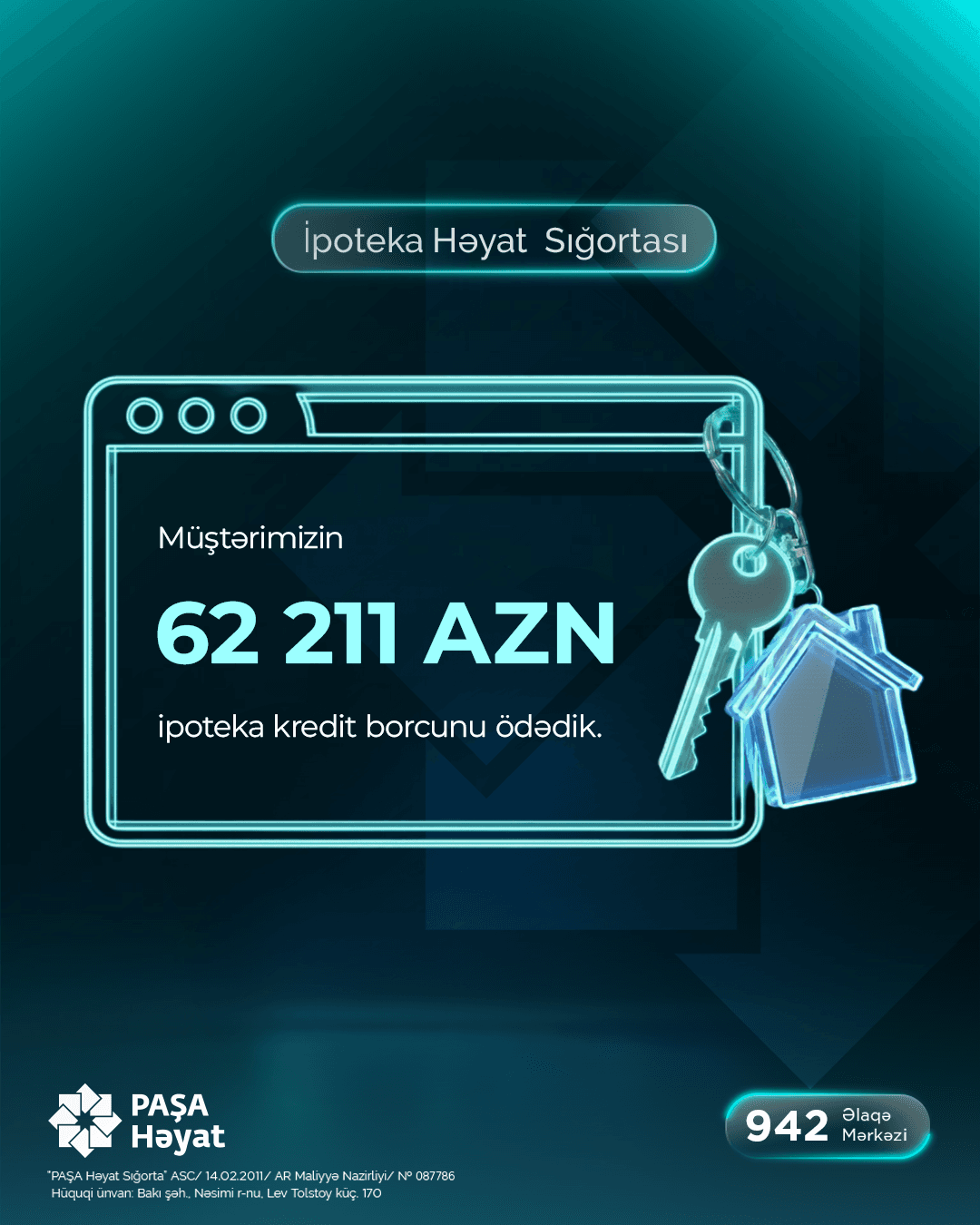 Əmək qabiliyyətini itirmiş şəxsin ipoteka krediti ödənildi