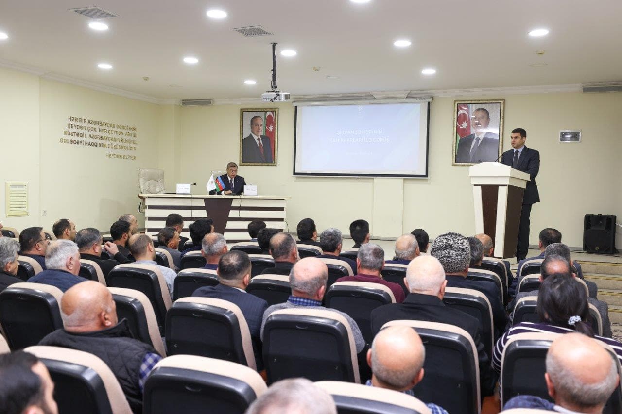 Sahibkarlarla növbəti görüş Şirvan rayonunda keçirilib