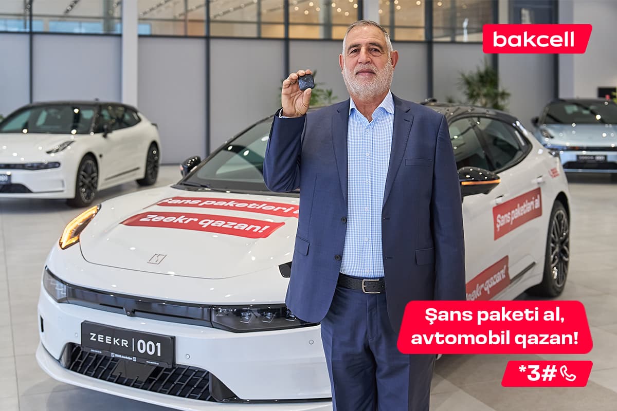 Bakcell lotereyasında 12-ci avtomobil uduldu!