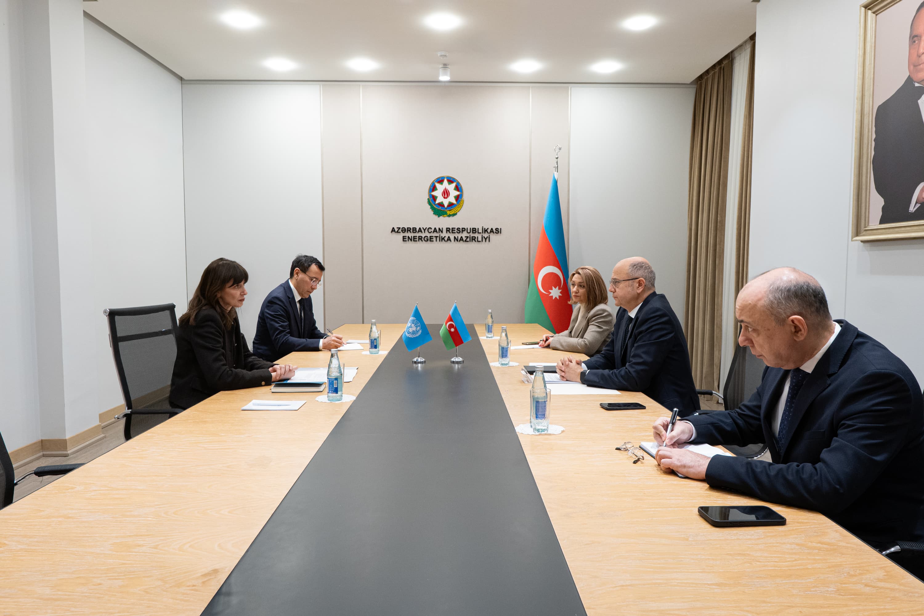 Energetika Nazirliyində BMT-nin Azərbaycandakı rezident əlaqələndiricisi ilə görüş keçirilib