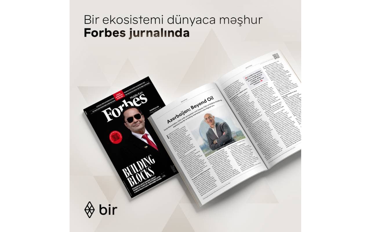 Fərid Məmmədov “Forbes”da Azərbaycanın yeni rəqəmsal erasından bəhs etdi