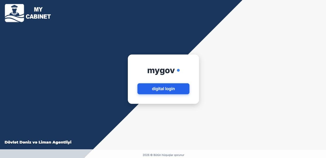 “My Cabinet” ilə Dənizçi Sənədlərinin Operativ və Şəffaf İdarəsi