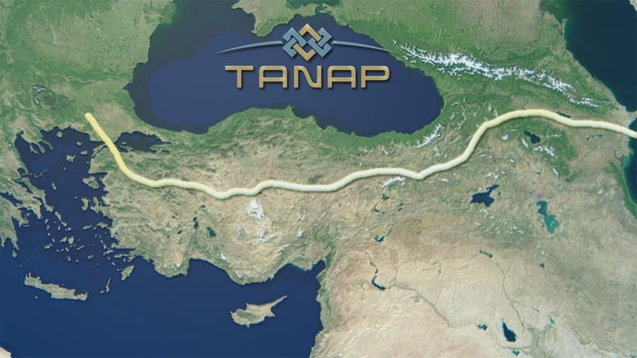 Azərbaycandan TANAP-la 5,6 mlrd kubmetr qaz Avropaya göndərilib