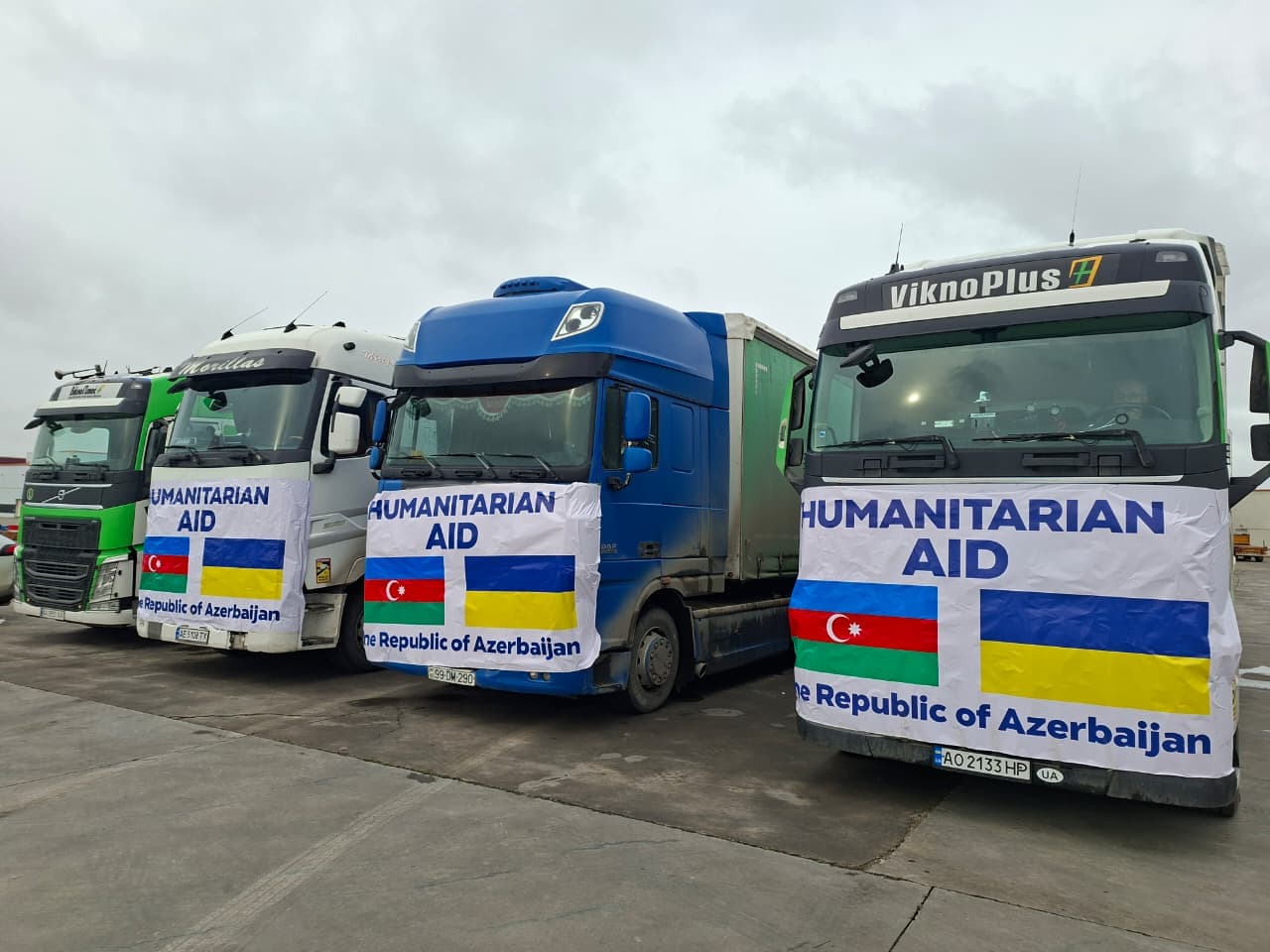 Ukraynaya elektrik avadanlıqlarından ibarət növbəti humanitar yardım göndərilib
