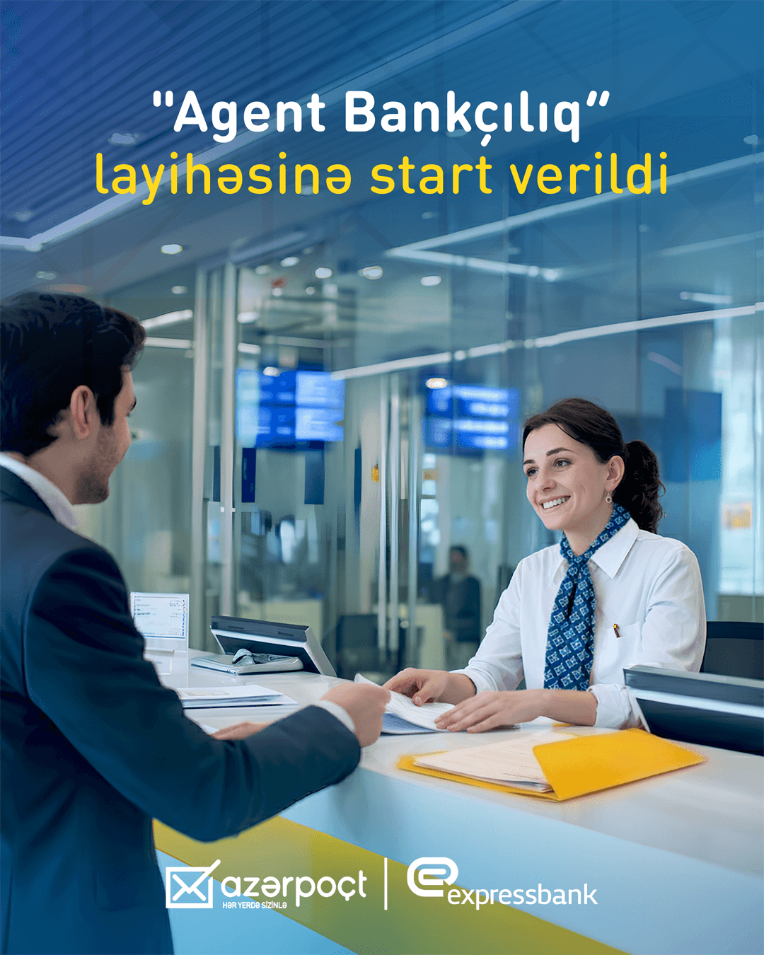 “Azərpoçt” və “Expressbank” Agent Bankçılıq layihəsinə start verib.