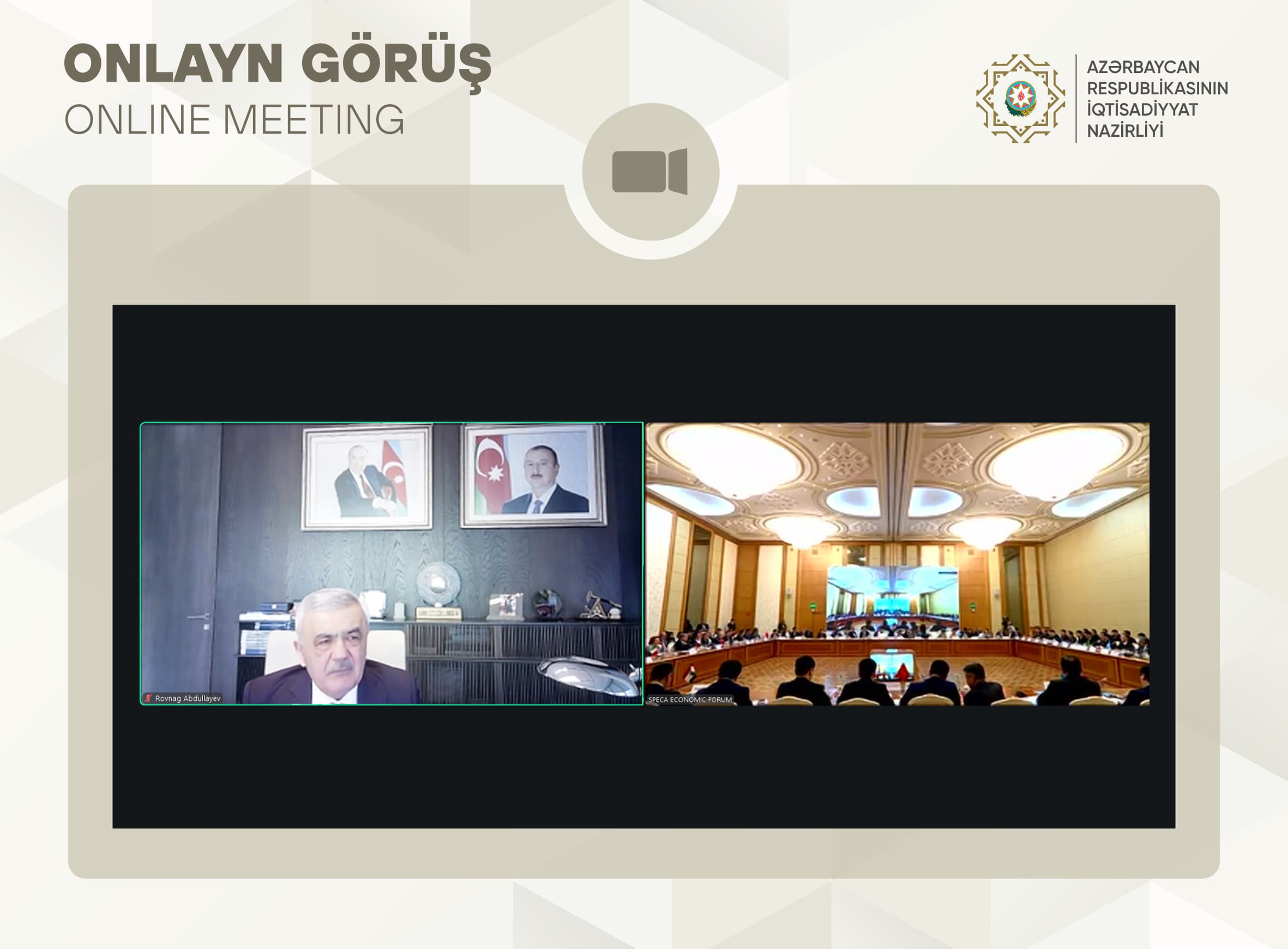 İqtisadiyyat nazirinin müavini SPECA İqtisadi Forumunda iştirak edib