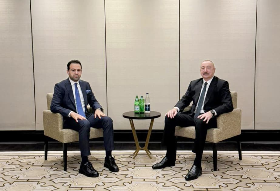 Prezident İlham Əliyevin Əbu-Dabidə Müsəlman Ağsaqqalları Şurasının baş katibi ilə görüşü olub