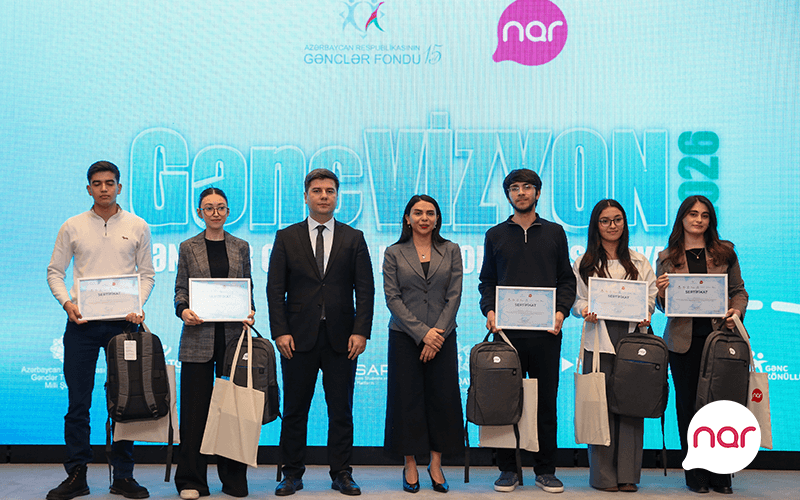 “Nar”ın tərəfdaşlığı ilə “GəncVİZYON” ideyatonu uğurla başa çatıb