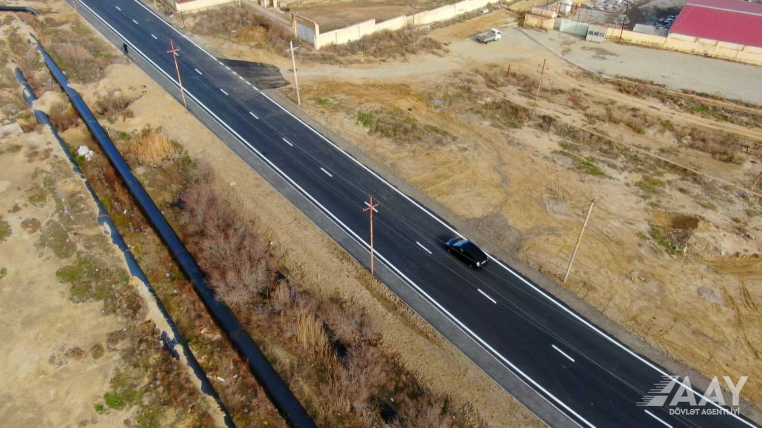 Masazırda 2 km-lik yolun əsaslı təmiri yekunlaşıb