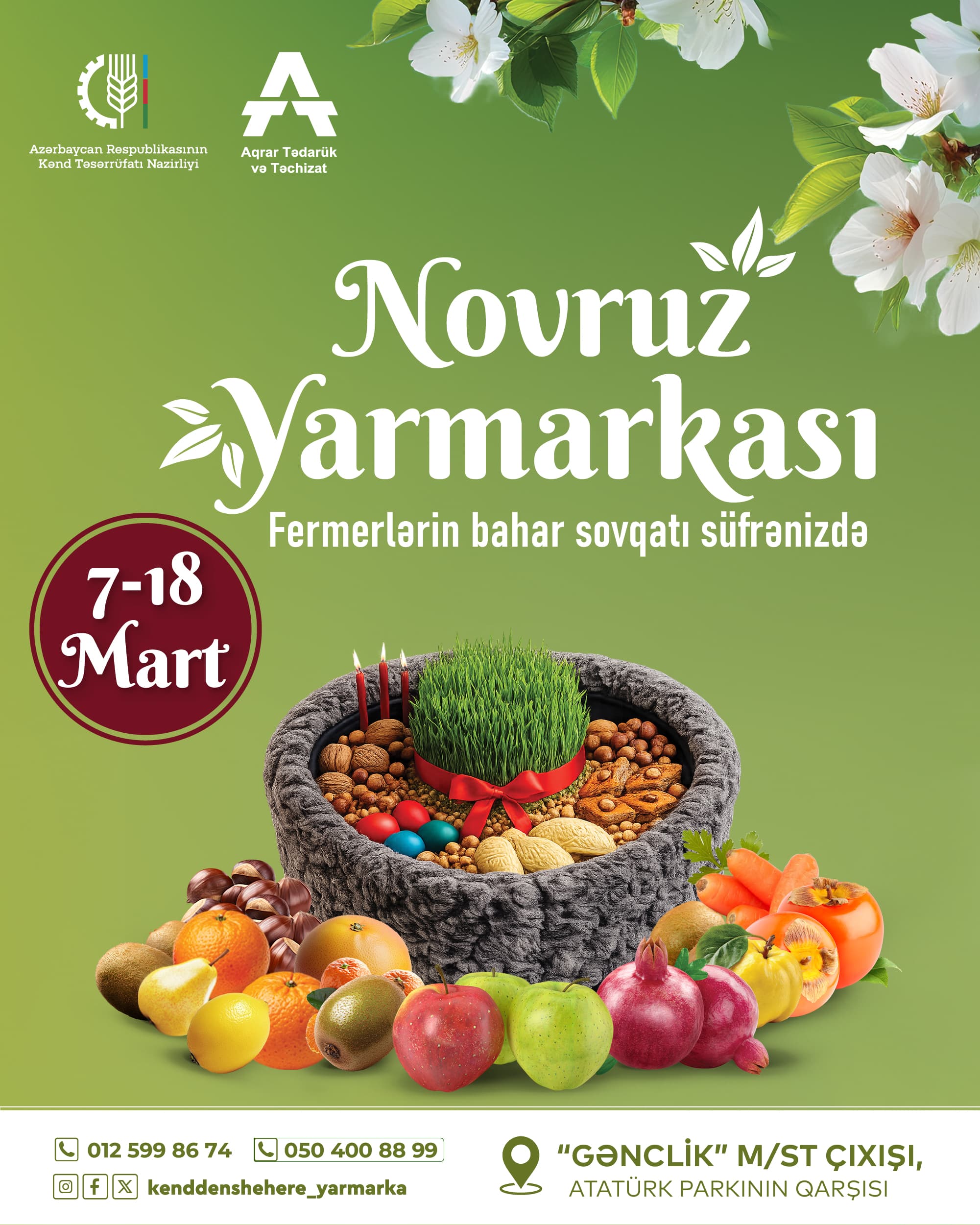 Bakıda “Kənddən Şəhərə” Novruz yarmarkası təşkil olunacaq Bakıda “Kənddən Şəhərə” Novruz yarmarkası təşkil olunacaq - Şəkil 1