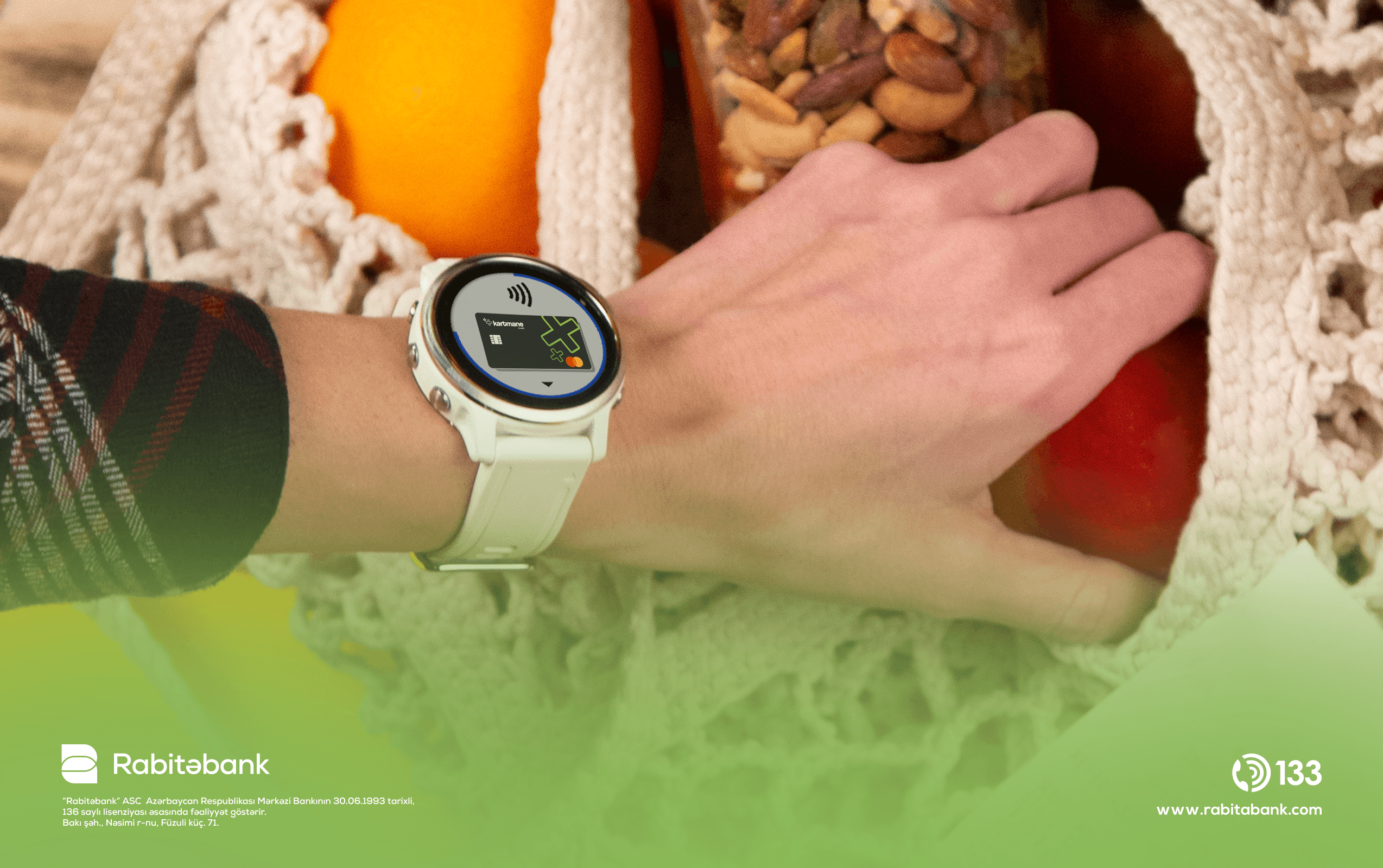RABİTƏBANK “GARMIN PAY” TƏMASSIZ ÖDƏNİŞ HƏLLİNİ MÜŞTƏRİLƏRİN İSTİFADƏSİNƏ VERDİ RABİTƏBANK “GARMIN PAY” TƏMASSIZ ÖDƏNİŞ HƏLLİNİ MÜŞTƏRİLƏRİN İSTİFADƏSİNƏ VERDİ - Şəkil 1