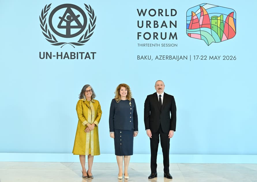 Prezident İlham Əliyev Ümumdünya Şəhərsalma Forumunun 13-cü Sessiyasının açılış mərasimində iştirak edir Prezident İlham Əliyev Ümumdünya Şəhərsalma Forumunun 13-cü Sessiyasının açılış mərasimində iştirak edir - Şəkil 3