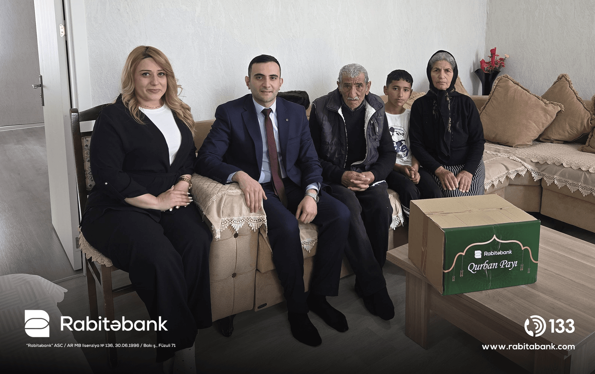 Rabitəbank Qurban bayramında Qarabağda yaşayan şəhid və qazi ailələrini ziyarət edib Rabitəbank Qurban bayramında Qarabağda yaşayan şəhid və qazi ailələrini ziyarət edib - Şəkil 1