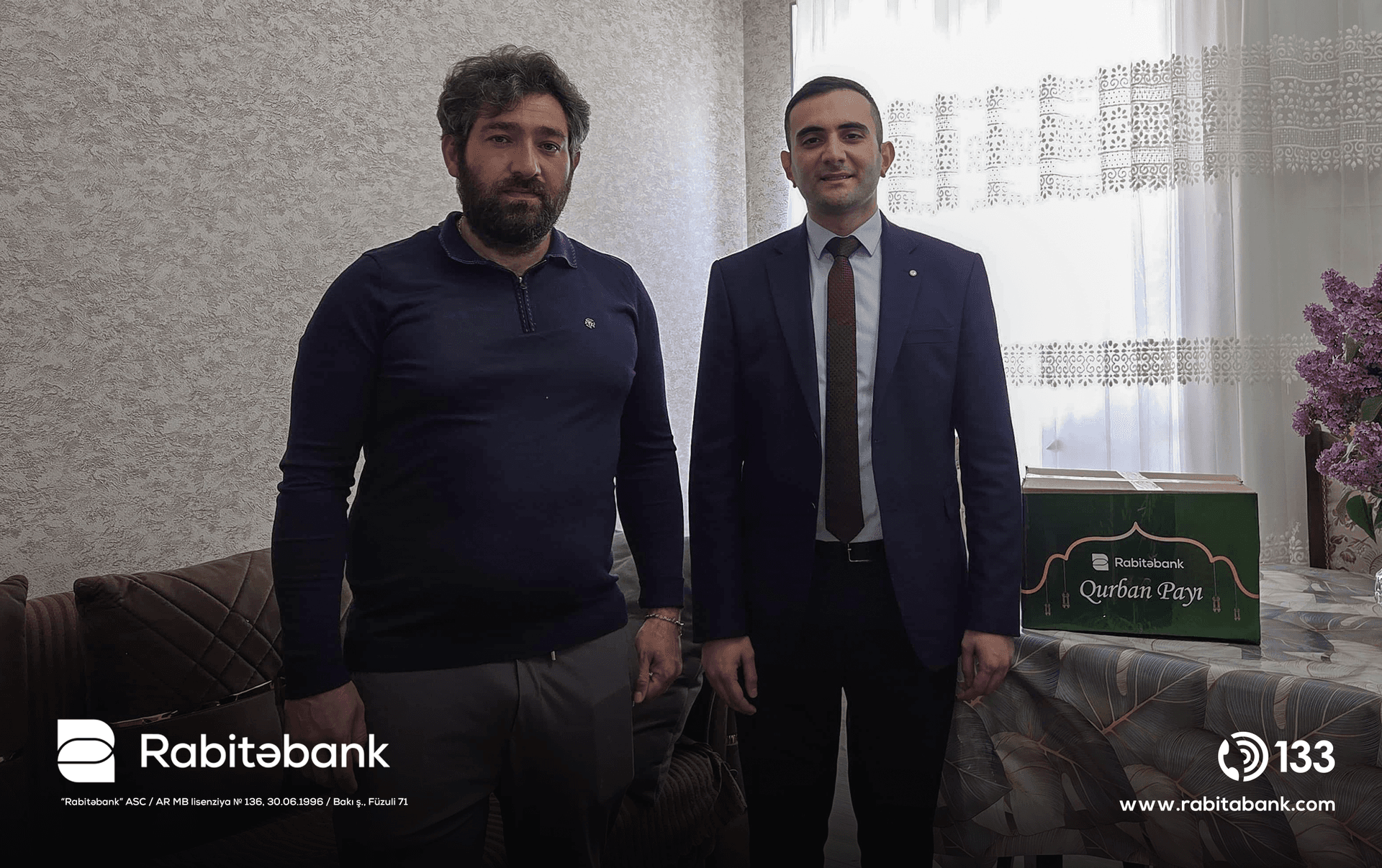 Rabitəbank Qurban bayramında Qarabağda yaşayan şəhid və qazi ailələrini ziyarət edib Rabitəbank Qurban bayramında Qarabağda yaşayan şəhid və qazi ailələrini ziyarət edib - Şəkil 2