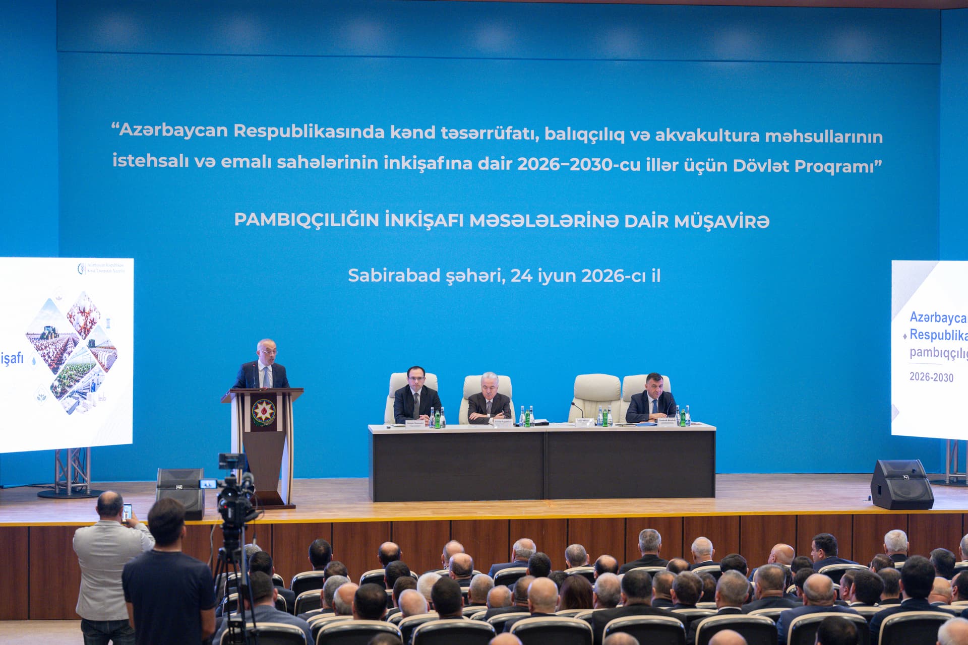 Sabirabadda pambıqçılığın inkişafına həsr olunmuş regional müşavirə keçirilib Sabirabadda pambıqçılığın inkişafına həsr olunmuş regional müşavirə keçirilib - Şəkil 8