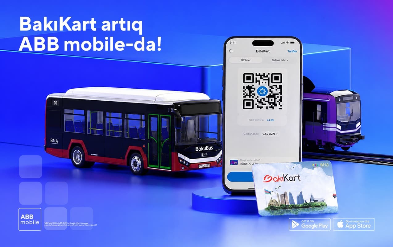 BakıKart artıq ABB mobile-da! BakıKart artıq ABB mobile-da! - Şəkil 1
