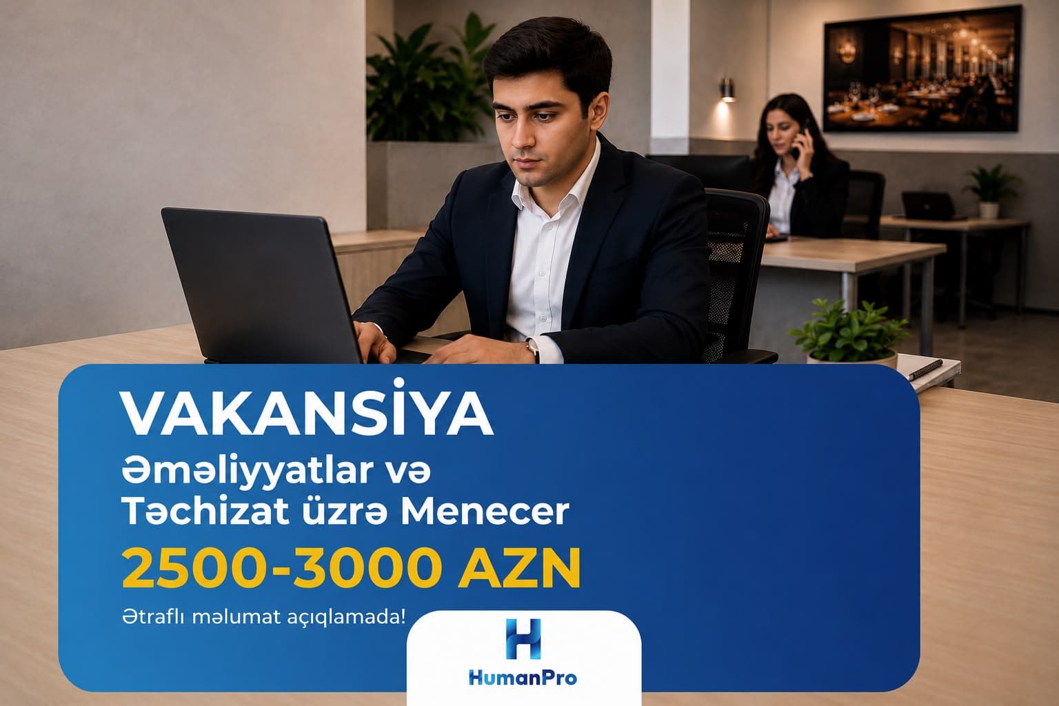 Əməliyyatlar və Təchizat üzrə Menecer vakansiyası Əməliyyatlar və Təchizat üzrə Menecer vakansiyası - Şəkil 1