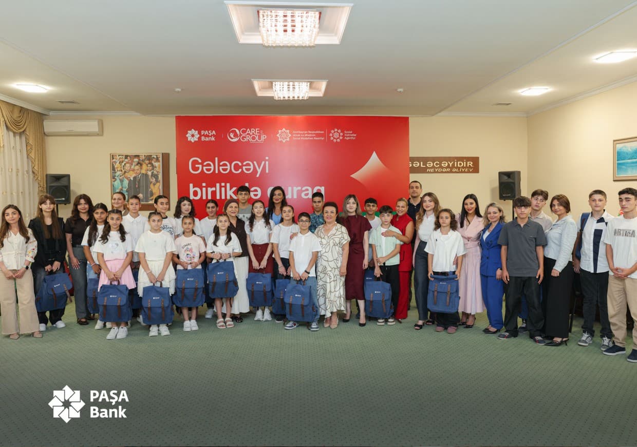 PAŞA Bank “Gələcəyi birlikdə quraq!” sosial layihəsinə start verib PAŞA Bank “Gələcəyi birlikdə quraq!” sosial layihəsinə start verib - Şəkil 1