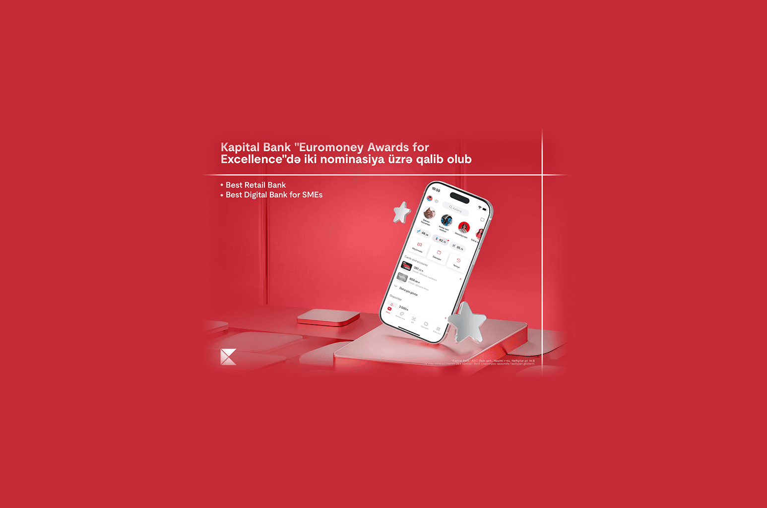 Kapital Bank “Euromoney Awards for Excellence 2026”da iki nominasiya üzrə qalib olub Kapital Bank “Euromoney Awards for Excellence 2026”da iki nominasiya üzrə qalib olub - Şəkil 1