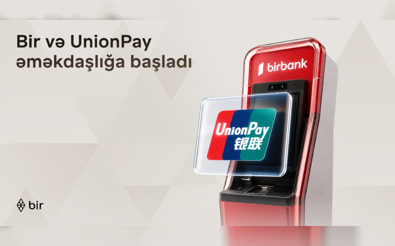 Bir və “UnionPay” tərəfdaşlığı ilə Azərbaycanda beynəlxalq ödəniş imkanları genişlənir Bir və “UnionPay” tərəfdaşlığı ilə Azərbaycanda beynəlxalq ödəniş imkanları genişlənir