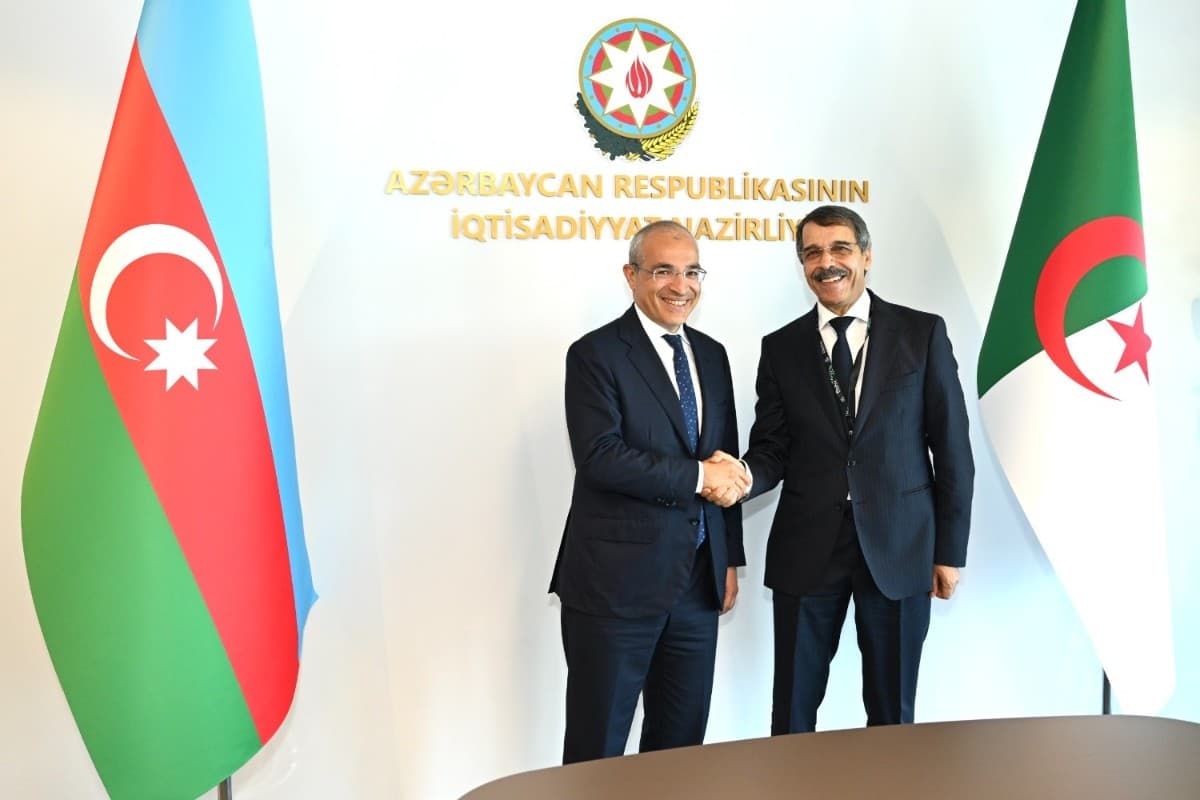 Azərbaycan və Əlcəzair iqtisadi əməkdaşlığın genişləndirilməsi imkanlarını dəyərləndirib Azərbaycan və Əlcəzair iqtisadi əməkdaşlığın genişləndirilməsi imkanlarını dəyərləndirib