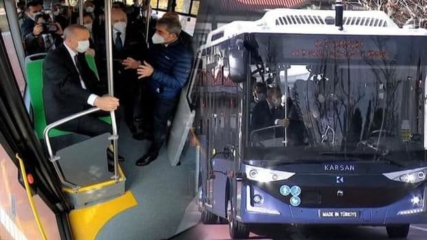 Türkiyədə dünyanın ilk 4-cü nəsil sürücüsüz avtobusu test edildi Türkiyədə dünyanın ilk 4-cü nəsil sürücüsüz avtobusu test edildi