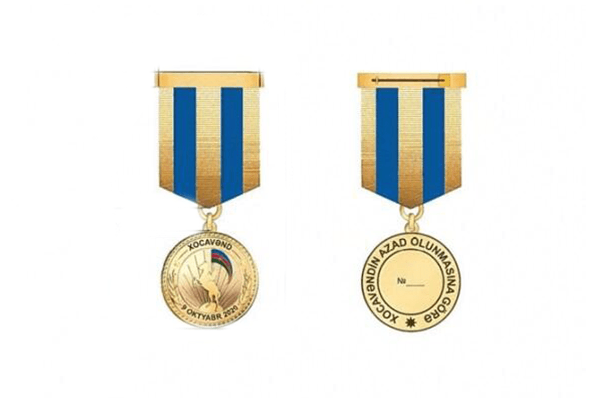 Silahlı Qüvvələrin hərbi qulluqçuları “Xocavəndin azad olunmasına görə” medalı ilə təltif edilib Silahlı Qüvvələrin hərbi qulluqçuları “Xocavəndin azad olunmasına görə” medalı ilə təltif edilib