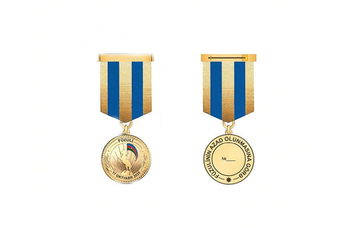 Silahlı Qüvvələrin hərbi qulluqçuları “Füzulinin azad olunmasına görə” medalı ilə təltif edilib Silahlı Qüvvələrin hərbi qulluqçuları “Füzulinin azad olunmasına görə” medalı ilə təltif edilib