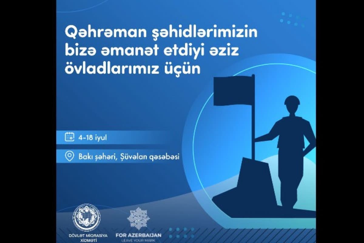 Şəhid övladları üçün “Qaliblər düşərgəsi” təşkil olunacaq Şəhid övladları üçün “Qaliblər düşərgəsi” təşkil olunacaq