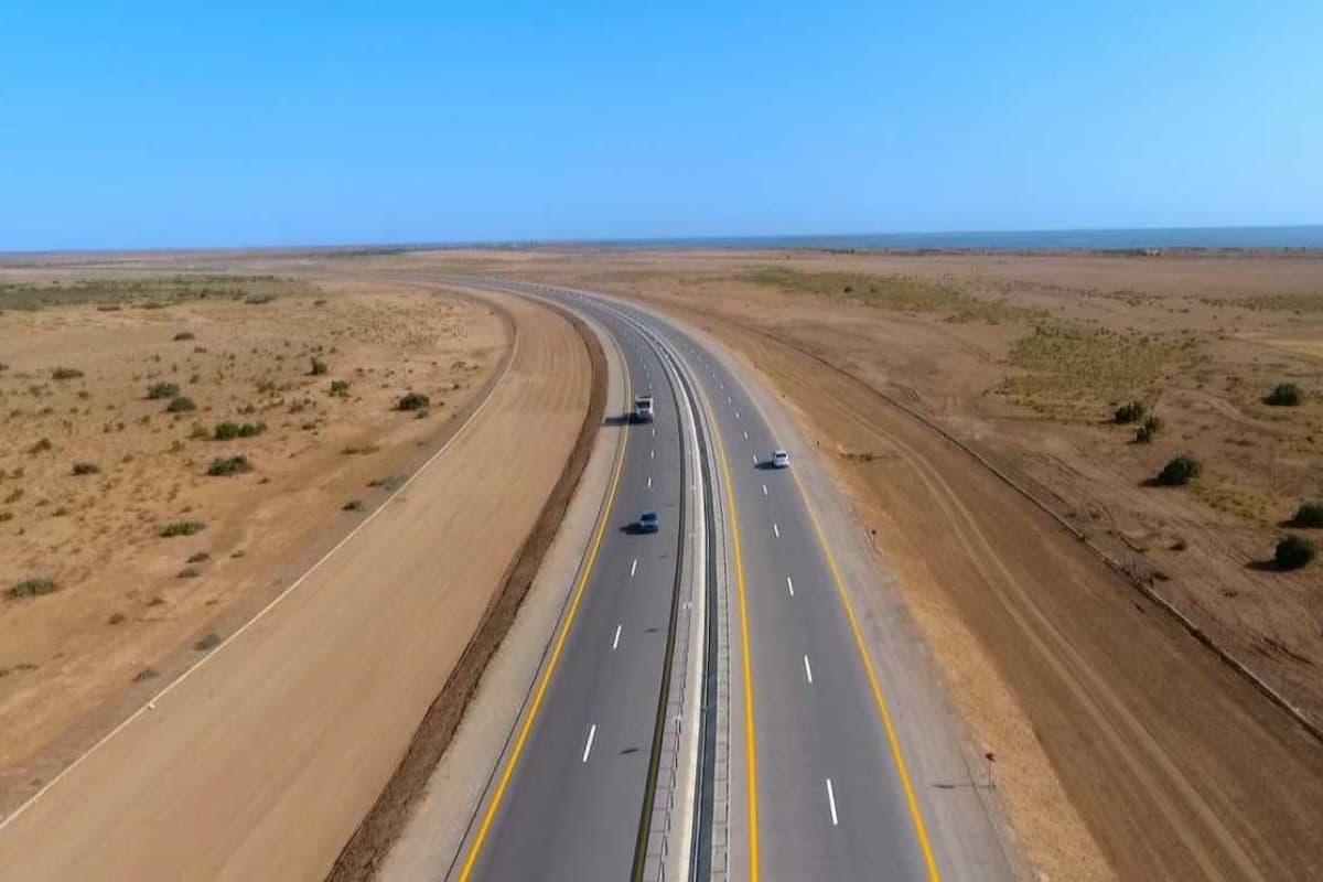 Bakı-Rusiya yolunun 1-ci hissəsinin tikintisi tamamlanıb Bakı-Rusiya yolunun 1-ci hissəsinin tikintisi tamamlanıb