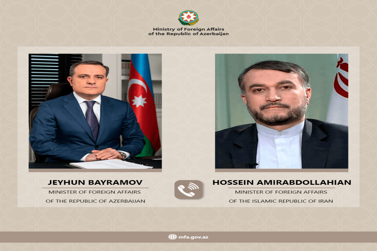 Ceyhun Bayramov iranlı həmkarını Ermənistanın təxribatları barədə məlumatlandırıb Ceyhun Bayramov iranlı həmkarını Ermənistanın təxribatları barədə məlumatlandırıb