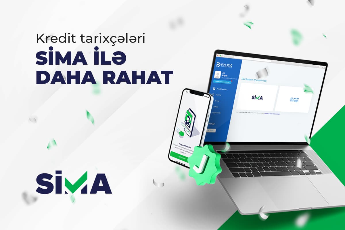 SİMA ilə vətəndaşlar kredit tarixçələrini daha rahat əldə edəcəklər SİMA ilə vətəndaşlar kredit tarixçələrini daha rahat əldə edəcəklər