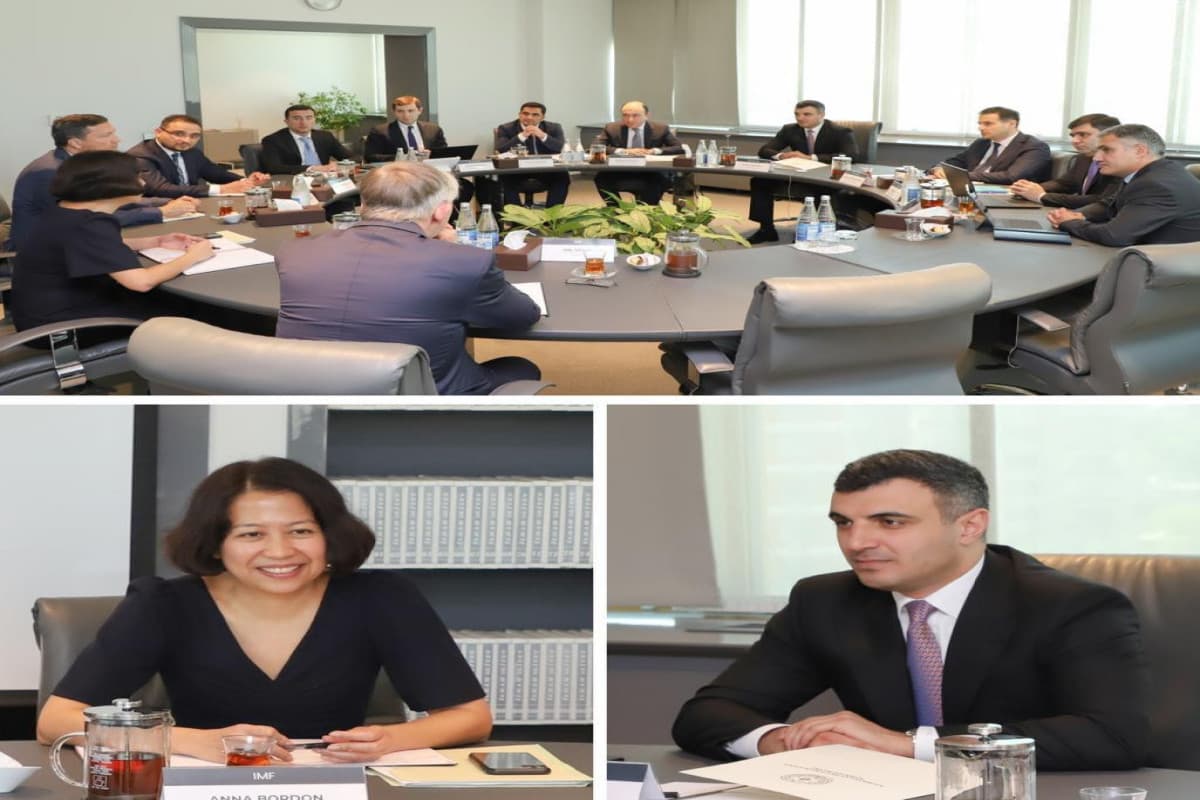 AMB sədri Beynəlxalq Valyuta Fondunun missiya rəhbəri ilə görüşüb AMB sədri Beynəlxalq Valyuta Fondunun missiya rəhbəri ilə görüşüb
