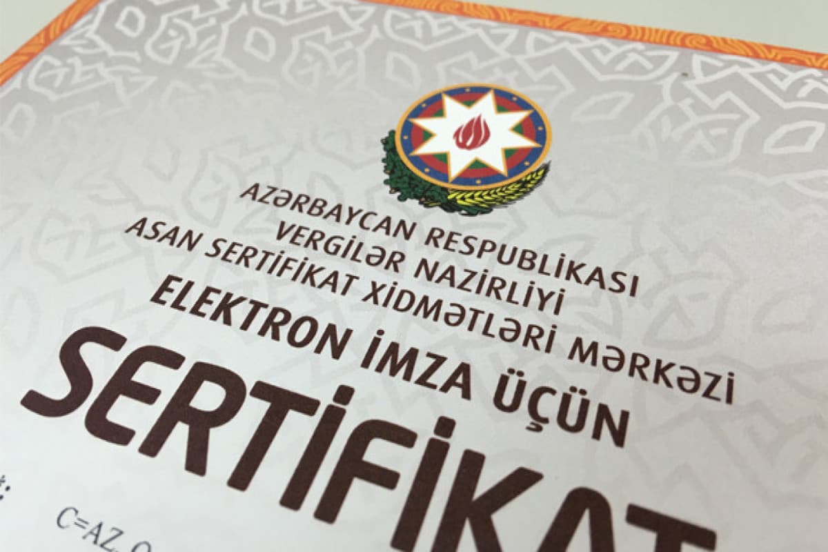 181 mindən çox Asan İmza sertifikatı verilib 181 mindən çox Asan İmza sertifikatı verilib