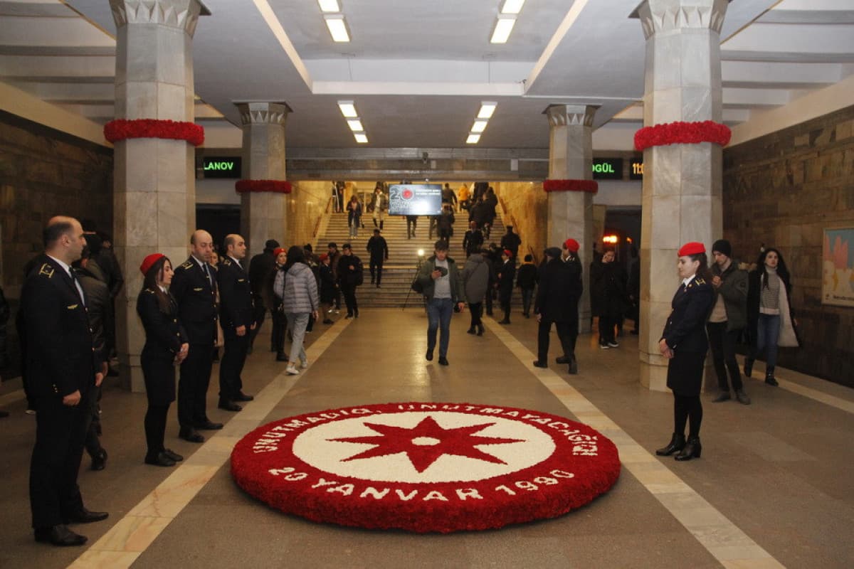 20 Yanvar günü Bakı metropoliteninin iş rejimində dəyişikliklər ediləcək 20 Yanvar günü Bakı metropoliteninin iş rejimində dəyişikliklər ediləcək