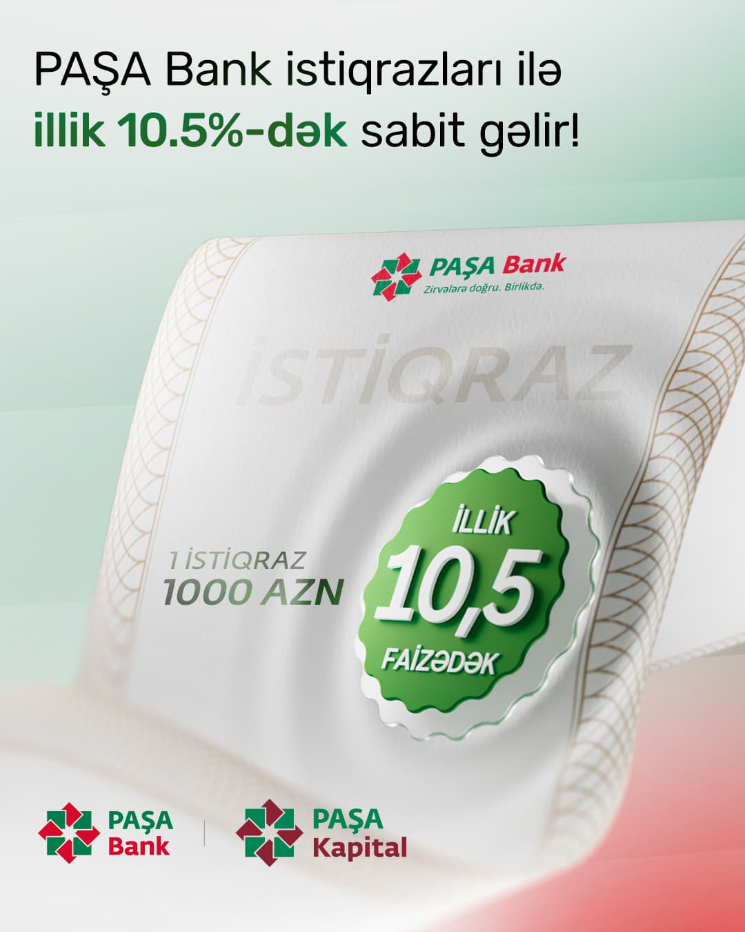 PAŞA Bank istiqrazlarına abunə yazılışına start verdi PAŞA Bank istiqrazlarına abunə yazılışına start verdi