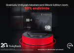 Xalq Bank-dan MasterCard Black Edition kartına 50% endirim