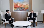 Prezident İlham Əliyev Rusiyanın Baş ravvinini qəbul edib