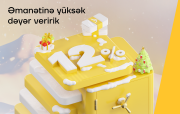 Yelo Bank-da əmanətindən 12% parlaq qazanc əldə et!