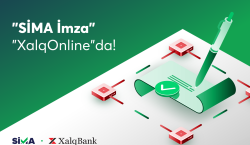 “SİMA İmza” Xalq Bankın internet bankçılıq sisteminə inteqrasiya edildi