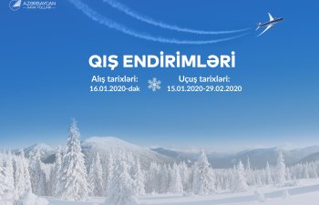 AZAL-dan “Qış aksiyası” çərçivəsində yeni endirimli aviabiletlər - QİYMƏTLƏR