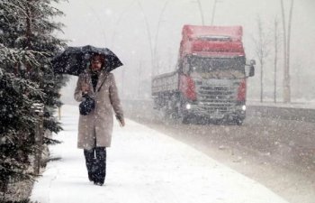 Sabahın havası: Duman, intensiv qar