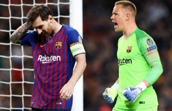 “Barselona”da növbəti konflikt, Messi qapıçı ilə mübahisə etdi