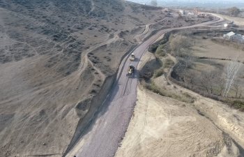 Şəmkir rayonunun Zəyəm Cırdaxan–Tatarlı avtomobil yolu yenidən qurulu
